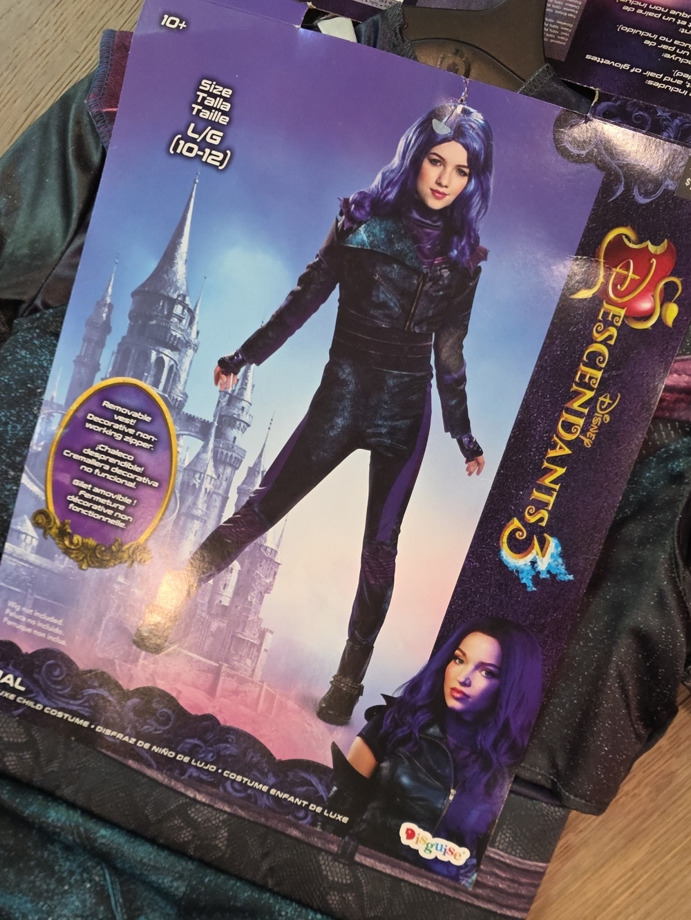 Disney Purple and Black Descendants 3 Costume Jumpsuit